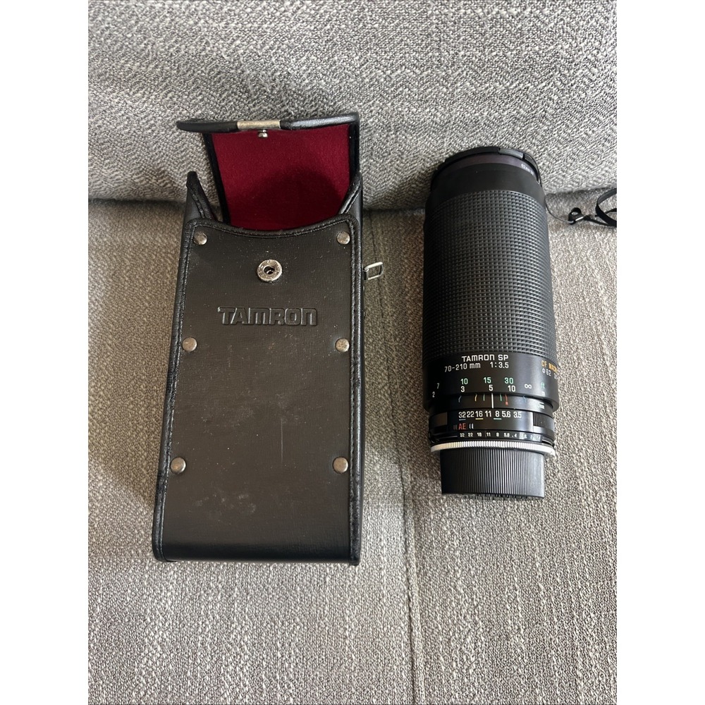 Tamron SP 70-210mm 1:3.8-5 Zoom Lens With Case Preowned